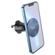 Автомобільний тримач Hoco H12 Fine jade ring magnetic car holder (air outlet) Black - зображення 6