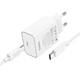 Сетевое зарядное устройство Hoco C143A, Type-C, PD, white, кабель Type-C to Type-C - изображение 5