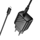 Мережевий зарядний пристрій Hoco CS24A, 1Type-C, PD, QC 25W, Type-C to Lightning, Чорний - зображення 5
