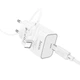 Мережевий зарядний пристрій Hoco C143A, Type-C, PD, white, кабель Type-C to Lightning - зображення 4