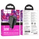 Сетевое зарядное устройство Hoco CS23A, 1USB, 1Type-C, PD, QC 30W, Черный - изображение 6
