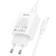 Мережевий зарядний пристрій Hoco C143A, Type-C, PD, white, кабель Type-C to Lightning - зображення 6