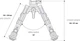 Сошки Leapers UTG Recon 360 TL-B. 18-23см. Picatinny - изображение 9