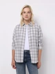 Рубашка женская Colin's CL1075743LBL M Light Blue в клетку (8684112819556) - изображение 1