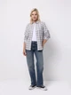 Рубашка женская Colin's CL1075743LBL M Light Blue в клетку (8684112819556) - изображение 3
