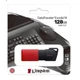 Флеш-накопичувач Kingston USB 3.2 DT Exodia M 128GB Black/Red - зображення 2