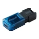 Флеш-накопитель Kingston USB 3.2 DT 80M 64GB Type-C Black/Blue - изображение 3