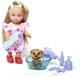Кукольный набор Simba Evi Love Купание собачки 9 аксессуаров (5733738) (4006592095567) - изображение 2