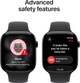 Смарт-годинник Apple Watch Series 11 GPS 42mm Jet Black Aluminium Case with Black Sport Band - M/L (APL_MEQU4) - зображення 6