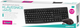 Комплект бездротовий Omega Wireless Set Keyboard + Mouse Black (OKM071BCZ) - зображення 2