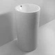 Раковина моноблок MIXXUS PREMIUM ELLIPSE-1101 460х460х855mm з переливом (MP6573) - зображення 2