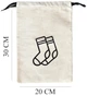 Мішечок-органайзер ORGANIZE для подорожей - шкарпетки Білий (M-socks-white) - зображення 2