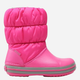 Śniegowce dziecięce dla dziewczynki ocieplane Crocs Winter Puff Boot Kids 14613-6TR 34-35 Różowe (196265132539) - obraz 1