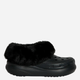 Жіночі крокси утеплені Crocs Furever Crush 208446-001 38-39 Чорні (196265276257) - зображення 1