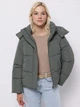 Куртка демисезонная короткая с капюшоном женская Colin's CL1075970SAG S Sage (8684112818559) - изображение 1
