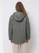Куртка демисезонная удлиненная с капюшоном женская Colin's CL1075678DMG L Dark Mint Green (8684112817620) - изображение 2