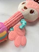 Погремушка Sozzy для детей от 0 до 1 года, развивающая и успокаивающая игрушка для новорожденного, ручка-палочка c прорезывателем для зубов - изображение 3