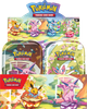 Набір Pokémon TCG: Scarlet & Violet - Prismatic Evolutions - Mini Tin Bundle 8 шт (10196214105468) - зображення 1