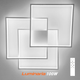 Управляемая LED люстра CALLISTA 100W 3S белая Luminaria светодиодная с пультом ДУ 8500Lm 220V 550×550×75мм - изображение 1