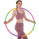 Обруч детский разборной 8 секций d-86 см пластик Хула Хуп Hula Hoop Zelart FI-154165 - изображение 1