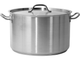 Каструля Yato з кришкою з нержавіючої сталі 40 x 25 см 31.4 л (5906083860300) - зображення 1