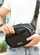 Сумка через плечо бананка Sambag Flex черная - изображение 6