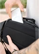 Сумка через плечо бананка Sambag Flex черная - изображение 7