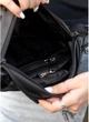Большая женская сумка бананка Sambag DynamicDart черная - изображение 8