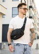 Сумка через плечо бананка Sambag Flex Pro черная - изображение 1