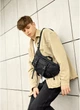 Большая мужская поясная сумка бананка Sambag DynamicDart принт "Palm" тканевая - изображение 3