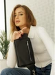 Женская сумка бананка Sambag Harvi черная - изображение 7