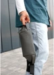 Сумка через плечо бананка Sambag Holster MSH черная с перфорацией - изображение 4