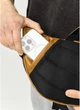 Большая кожаная мужская поясная сумка бананка Sambag DynamicDart рыжая - изображение 5