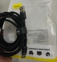 USB кабель 1м для быстрой зарядки USB-A - Type-C QC 3.0 Baseus TZCATLZJ-19 черный - изображение 3