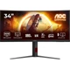 Монитор 34" AOC CU34G4 Curved (CU34G4) 3440x1440 (Ultra-Wide 2K) VA 180 Hz - изображение 1