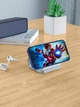 Универсальная зарядная станция MagSafe 3 в 1 беспроводная магнитная портативная подставка для телефона, смартчасов Apple Watch и наушников AirPods из ABS-пластика и силикона Белая (CC-005) - изображение 13