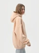 Худи теплое оверсайз женское Ray Oversize U0404W S-M Бежевое (Ray2000000040417) - изображение 3