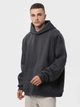 Худи утепленное оверсайз мужское Ray Oversize U0404M S-M Темно-серое (Ray2000000040691) - изображение 1