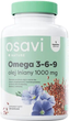 Дієтична добавка Osavi Omega 3- 6-9 Лляна олія 1000 мг 120 капсул (5904139923795) - зображення 1