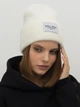 Шапка женская Malisa Либерти 15-1840-LT-12 One Size Белая - изображение 1