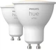 Набір розумних ламп Philips GU10 2P EU (929003666902) - зображення 1
