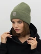 Шапка женская Malisa Париж 15-1740-PS-107 One Size Оливковая - изображение 2