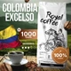 Кава зернова Royal Coffee Colombia Excelso Колумбія Ексельсо 1000 г - зображення 1
