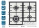 Варильна поверхня газова Prime Technics PGH 50023 FIXC - зображення 3