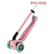 Детский 3-колесный самокат Globber 3 в 1 Go Up Active Lights Pastel с сиденьем и родительской ручкой до 50 кг розовый (744-210) - изображение 4