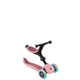 Детский 3-колесный самокат Globber 3 в 1 Go Up Active Lights Pastel с сиденьем и родительской ручкой до 50 кг розовый (744-210) - изображение 5