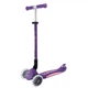 Детский трехколесный самокат Globber Elite Lights Фиолетовый до 50 кг 3-9 лет (439-603-3) - изображение 1