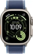 Smartwatch Apple Watch Ultra 3 GPS + Cellular 49mm Natural Titanium Case with Blue/Bright Blue Trail Loop - M/L (MEWU4) - obraz 2