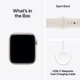 Smartwatch Apple Watch SE 3 (2025) GPS + Cellular 40mm Starlight Aluminium Case with Starlight Sport Band - M/L (MEP74) - obraz 8