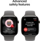 Smartwatch Apple Watch Series 11 GPS + Cellular 46mm Natural Titanium Case with Stone Grey Sport Band - M/L (MFCX4) - obraz 6